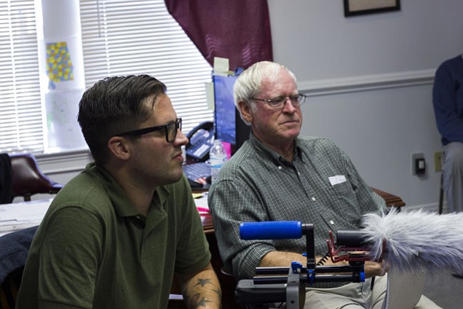 Brian Jenkins, left, traveled back to Selma, Ala., with his uncle, John Witeck, right. Witeck spent a few days in Selma in 1965 following Bloody Sunday, a trip that inspired his life-long work in activism. 
