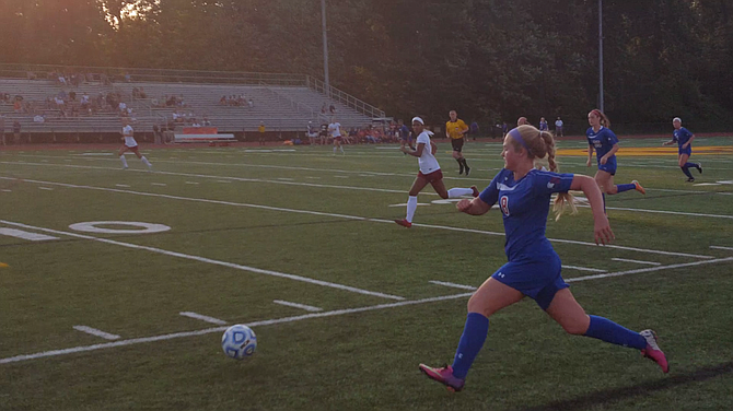 Kaily Kocot and the T.C. Williams girls' soccer team will face Battlefield in tonight's 6A North region final.