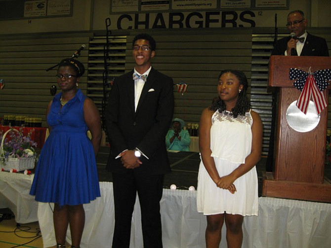The winners of the Shirley O. Nelson Scholarship Awards went to Landon Johnson of Westfield High and Kiayana Reed of Chantilly High. The winners of the Cameron Guy Dudley Book Scholarship Awards went to Cara Clay of Westfield High and Kevin Orozco of Centreville High.
