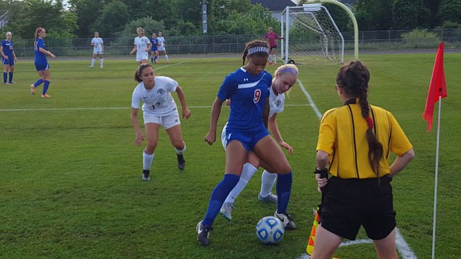 Claire Constant and the T.C. Williams girls' soccer team fell to Battlefield 2-0 in the 6A North region final on June 3.