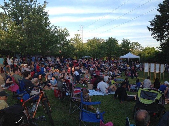 The lawn of the Vienna Town Green was blanketed with contestant supporters and community guests out for a lovely evening of good music and small-town ambiance.
