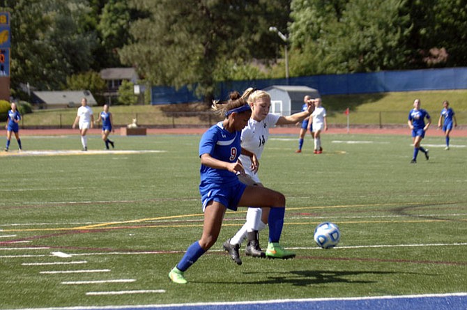 Claire Constant and the T.C. Williams girls’ soccer team lost to Cox 1-0 in the 6A state semifinals on June 10.