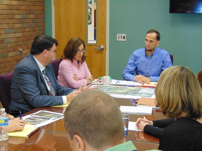 Mount Vernon District Supervisor Dan Storck in a recent meeting with County planning staff.
 
