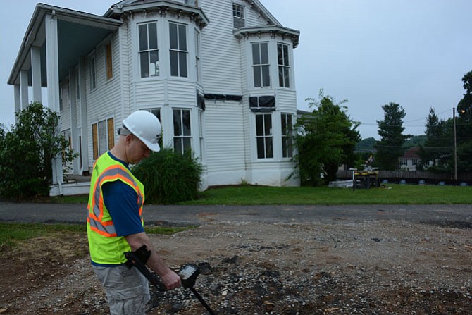 Brian Kabat has visited the property of the Silas Burke House ten times since February this year, scanning the grounds for any objects of historical or cultural significance.