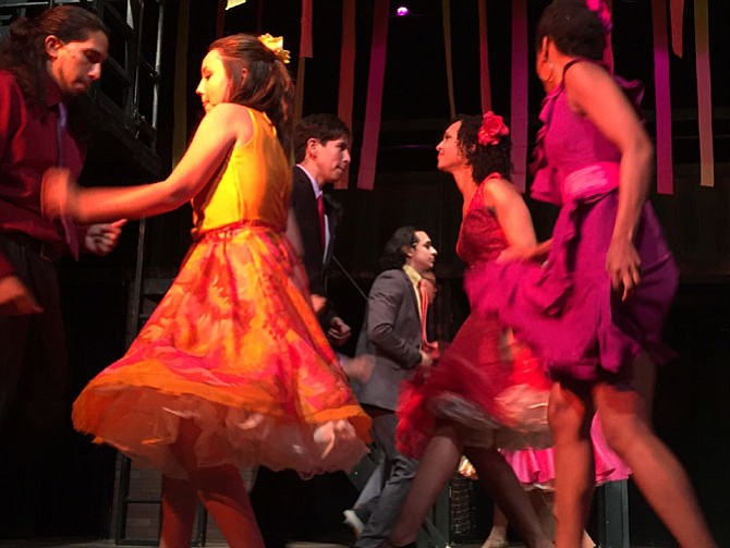The LTA cast in rehearsal for "West Side Story," which will be presented July 23 to Aug. 13.
