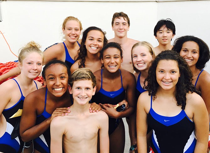 Sully Station II swimmers were all smiles as they hosted their final B meet of the season.
