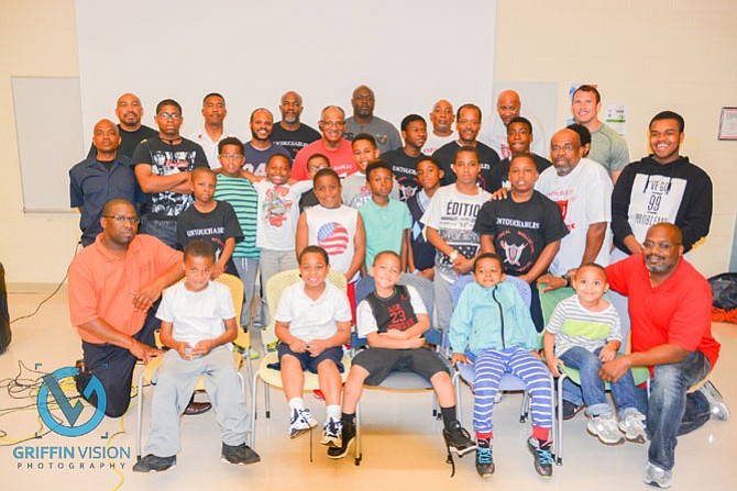 The Untouchables male youth organization of Alexandria hosted a Lock-In at the Charles Houston Recreation Center.  
