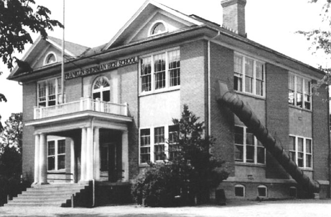 The Franklin Sherman School opened in 1914 facing what now is called Corner Lane.   
