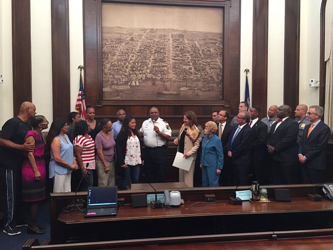 The Alexandria City Council presented Chief Earl Cook with a proclamation on Sept. 13 recognizing his service. 
