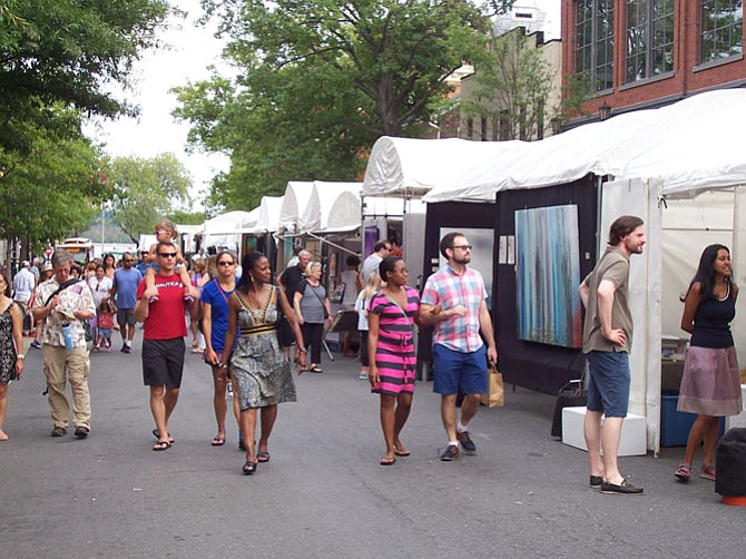 The 15th Annual Alexandria King Street Art Festival will be held Saturday and Sunday, Sept. 16-17. 
