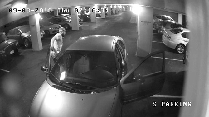 Suspects in theft of tires and rims from three vehicles  during September.
