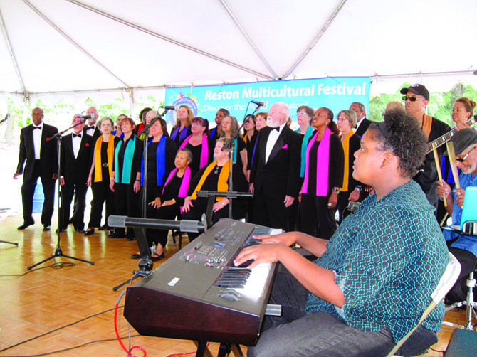 The Mosaic Harmony Gospel Choir sings "You Brought Me."
