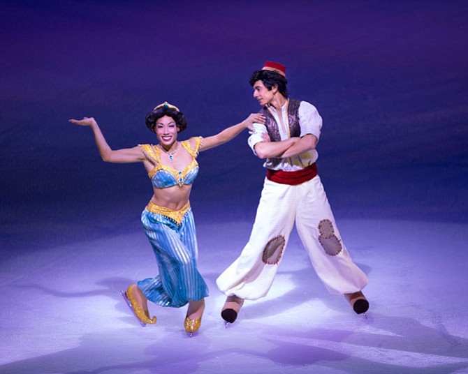 Jessica and Brendyn Hatfield as Jasmine and Aladdin.
