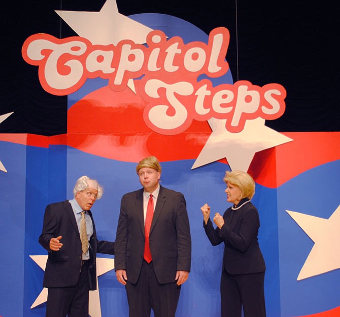 This being a presidential election year, the Capitol Steps show is likely to feature The Donald and Hillary and, maybe, Bernie will show up, too.
