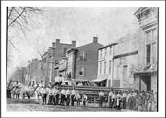 Photograph Civil War Alexandria Virginia Fire Dept Year 1862  8x10