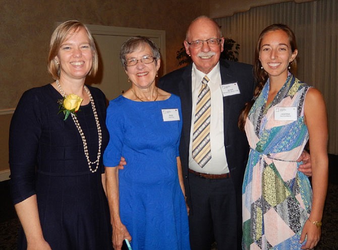 From left are CIF Executive Director Terry Angelotti, CIF President Alice Foltz, the Rev. Jerry Foltz and Centreville Labor Resource Director Jasmine Blaine.
