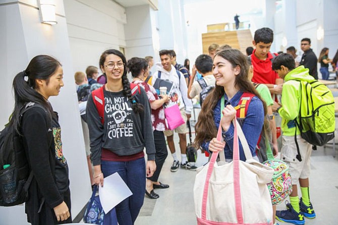 The election season offers students such as those at BASIS Independent School in McLean an opportunity to learn about the political process. 
