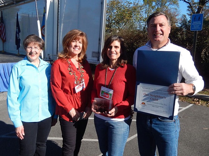 From left are Kathy Smith with ONC’s Kelly Lavin, Nicole Rogers, and John O’Neill.
