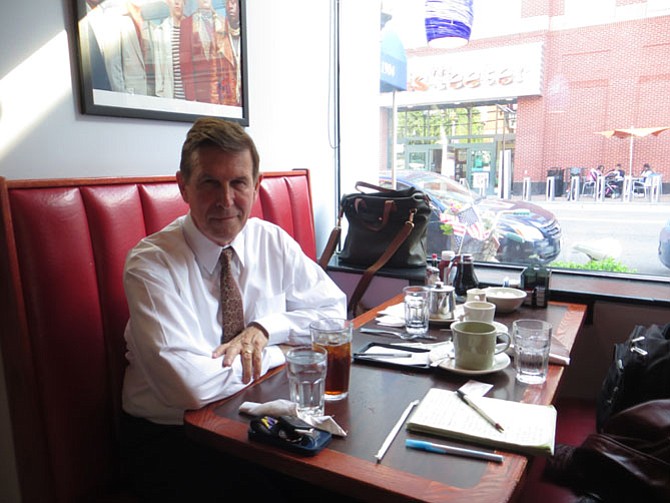 Democratic U.S. Rep. Don Beyer at The Royal Restaurant.
