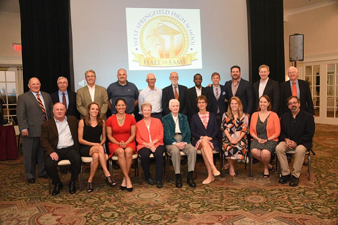 West Springfield High School continued to celebrate its 50th anniversary by inducting 21 individuals into its inaugural Sports Hall of Fame at the Waterford in Springfield on Oct. 8.