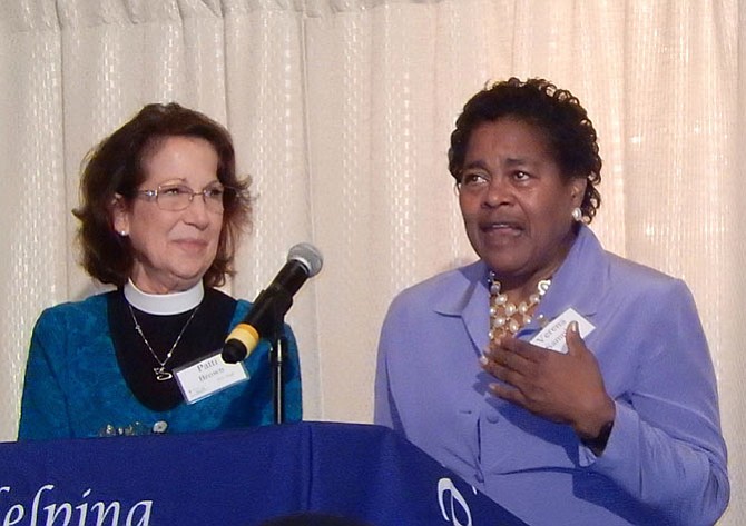 (From left) are Patti Brown and Verena Sample.
