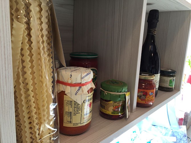 The shelves at The Italian Place are lined with international goodies perfect for a festive dinner.