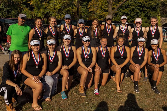 ODBC Women's 1V and 2V at Head of the Schuylkill on Oct. 30.