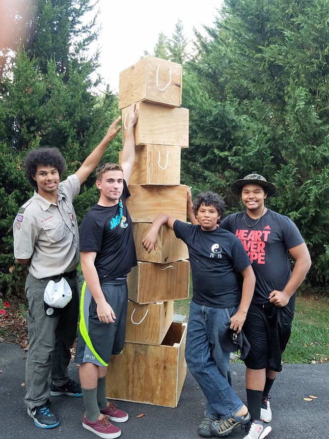From left -- Joshua O’Cain, Alex Marjanovich, Jonluke O’Cain and Caleb O’Cain.
