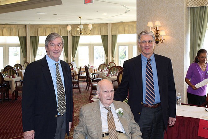 Retired Army Colonel Willis Scudder celebrated hs 101st birthday with his sons. He lived in Alexandria, and taught high school after he retired from the military.  His most memorable military tour was his time in China where he met his wife while she was working at the U.S. Embassy.
