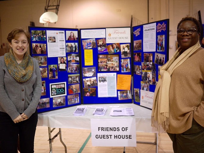 Dallice Joyner, deputy director of Friends of Guest House Alexandria, and colleague Abby Picard, an intern from George Mason University, were at the fair to talk about Friends of Guest House. Guest House helps reentering women and their families. It was founded in 1974 by Betty McConkey, a Federal parolee. 