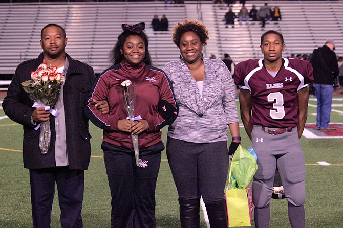A memorial service for 2016 Mount Vernon High School graduate Amari Newton (second from left) will be held at on Saturday, Nov. 26 at 2 p.m. in the school's Little Theatre.

