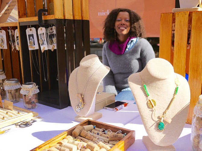 W. Nicole is a lead designer for Nicky Canary Jewelry Design based in Fairfax, and comes to the Arlington Market every weekend. 