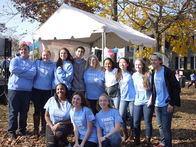 Yorktown Chamber Choir sang at the Jennifer Bush-Lawson Family event as a gesture of community solidarity.