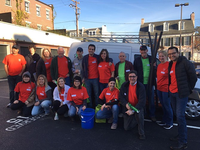 PGAL volunteers at Energize Alexandria, on October 29.