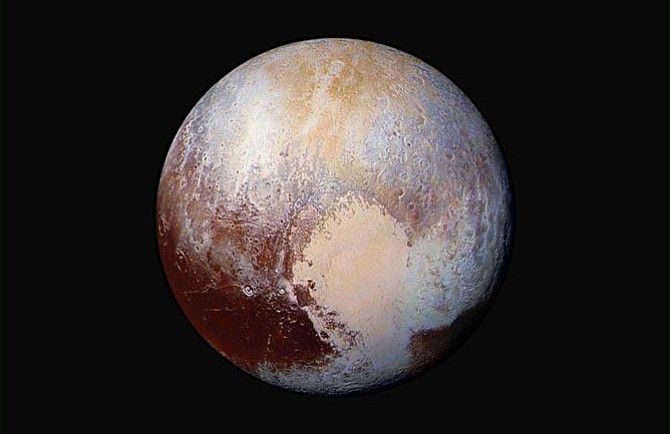 Pluto: In a class of its own.
