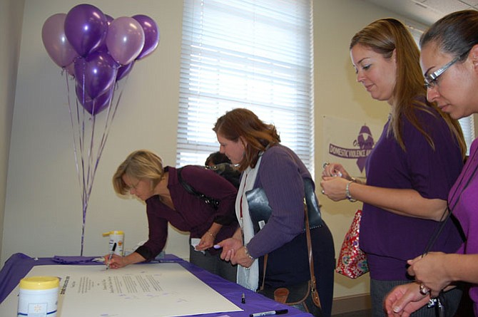 The multi-agency Fairfax County Domestic Violence Action Center (DVAC) held its grand opening in October this year in the Historic Fairfax Courthouse. The center houses county agencies and non-profit organization partners including Legal Services of Northern Virginia, Shelter House and Northern Virginia Family Service, and is a place where individuals can get legal help, court services, advocacy and crisis intervention in one location.