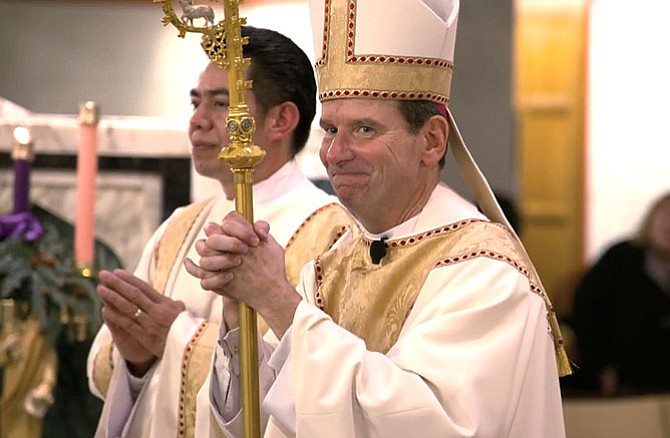 The Most Rev. Michael Burbidge is the new bishop of the Catholic Diocese of Arlington.