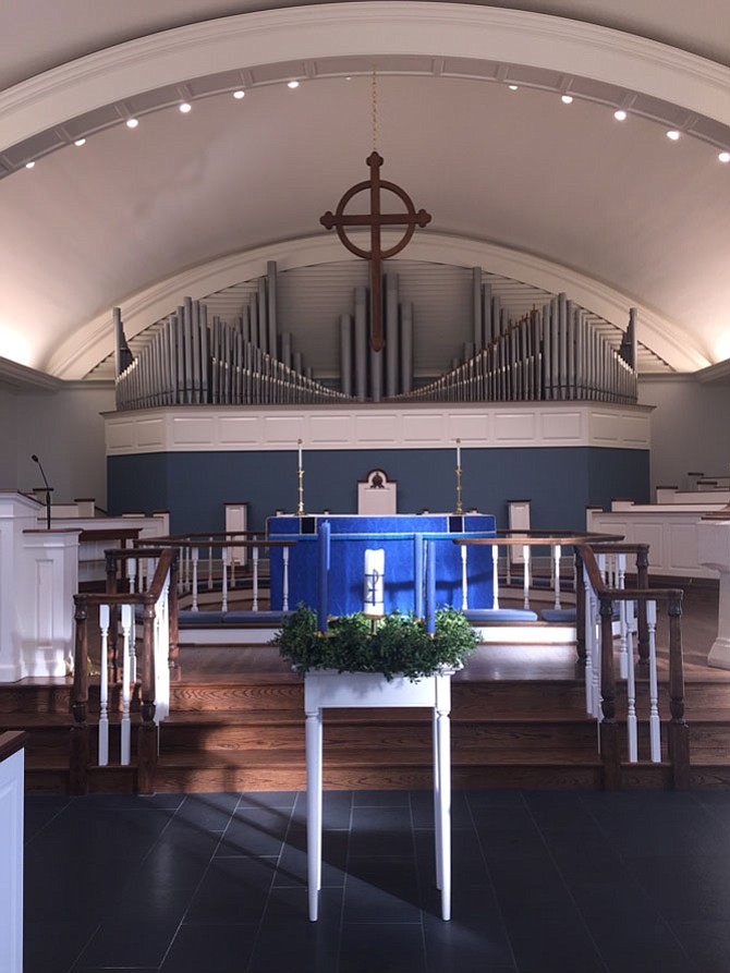 Inside the newly renovated St. Francis Episcopal Church
