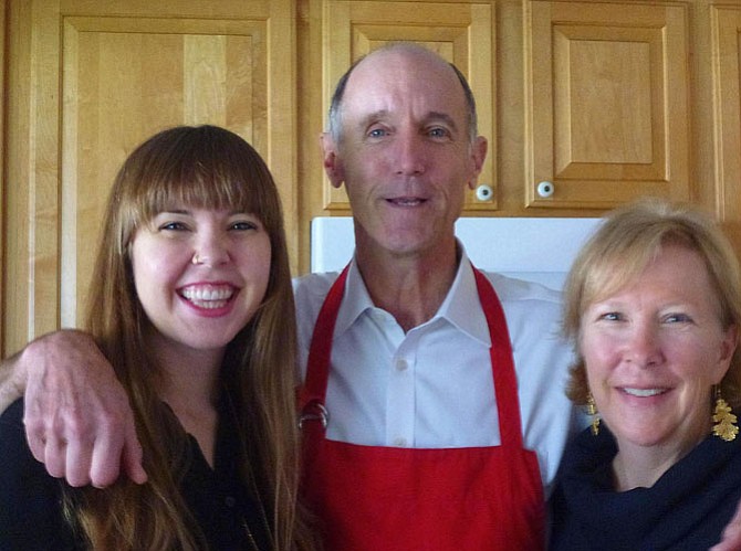 Caroline, Jamie and Donna Netschert on Thanksgiving 2014.