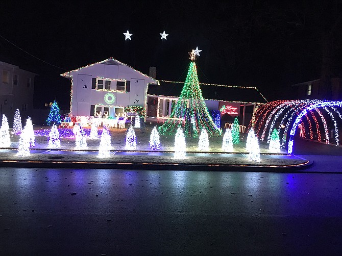 While others may eclipse the yard for sheer wattage or bulb count, the house on Fremont St. in Springfield boasts a 20-minute display timed to music playing in the yard or available by tuning into 107.9 FM on the radio.