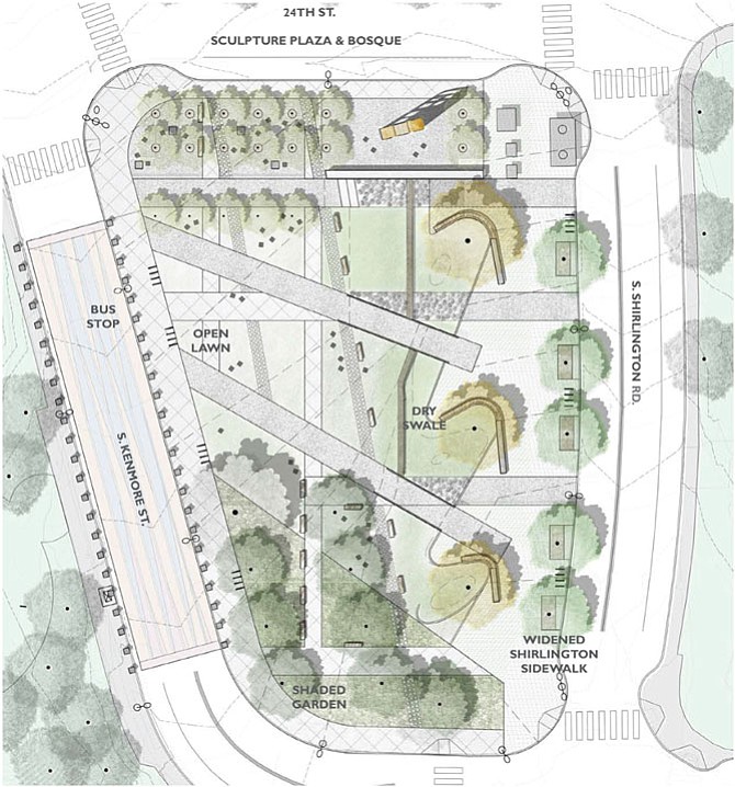 The planned Nauck Town Square.