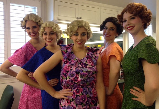 LTA's production of "Anything Goes" will be held Jan. 14 to Feb. 4, 2017.From left are Caitlyn Goerner, Ashley Kaplan, Mara Stewart, Katie Mallory, and Elizabeth Spilsbury.