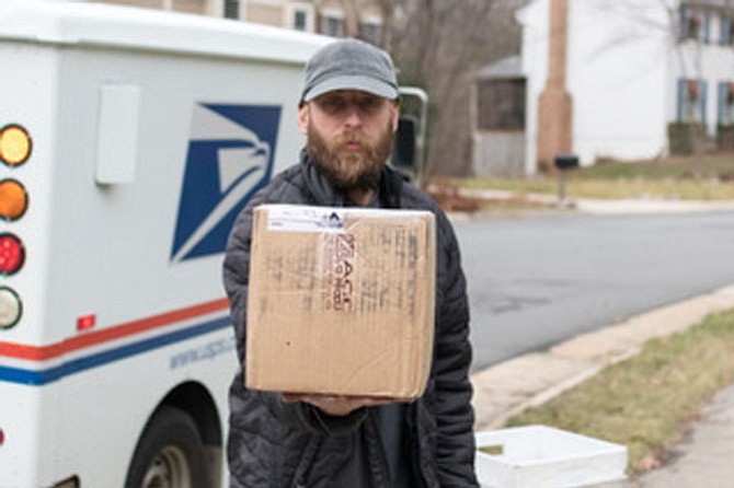 Postman Adam has been getting an extra workout of late, delivering hundreds of packages to the McKnight household in Reston. College student Molly McKnight and her family volunteered to be the collection point for hats being knitted by people around the world to “make a unique collective visual statement” at the Women’s March on Washington. Adam and his colleagues have already delivered more than 1,000 hats – and they just keep coming!
