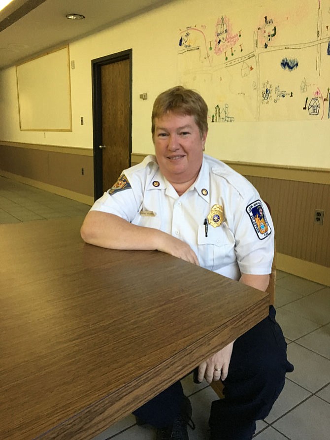 Corinne Piccardi is deputy fire chief at Cabin John Park Volunteer Fire Department.