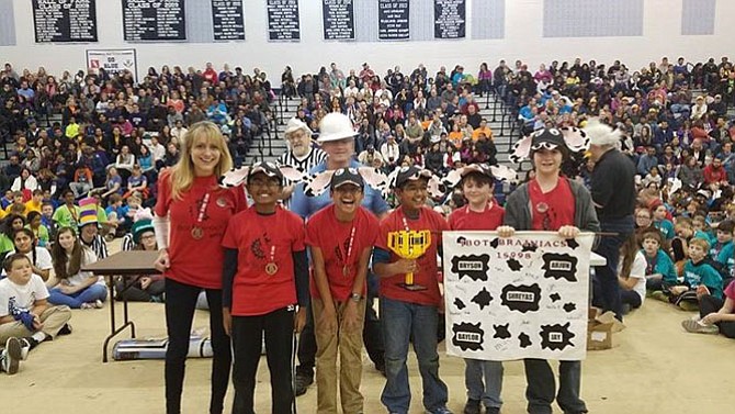 iBOT Brainiacs, a  team of  students from Lorton Station Elementary and South County Middle Schools, beat 108 of Virginia and Washington, D.C.’s best teams to earn a bid to the World Festival in St. Louis, Mo. 

