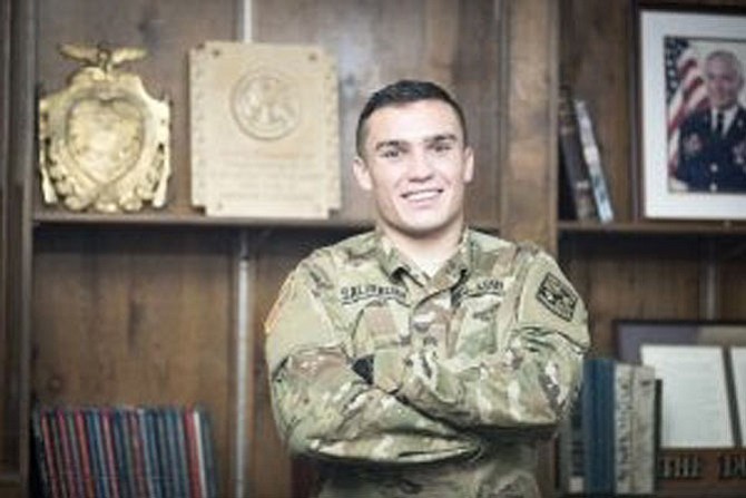 Salisbury earned an Army ROTC scholarship after his freshman year in the program.
