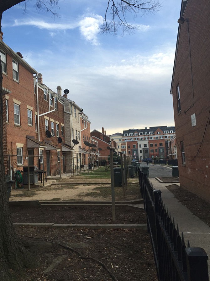 Andrew Adkins Housing, where the murder of Shakkan Elliot-Tibbs took place.