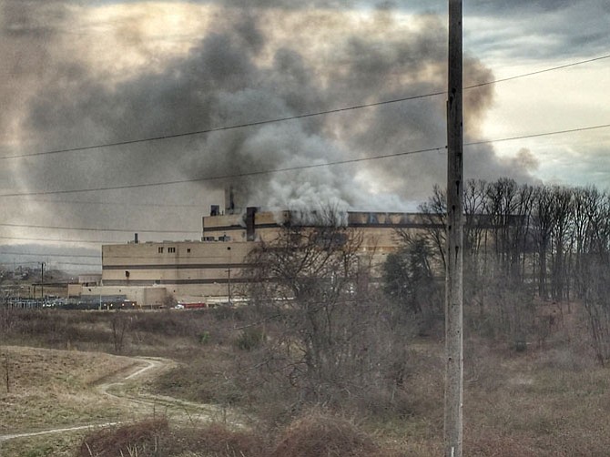 A fire within the Covanta Fairfax Waste to Energy Facility in the 9800 block of Furnace Road in Lorton started Thursday evening Feb. 2 and smoldered through the weekend.
