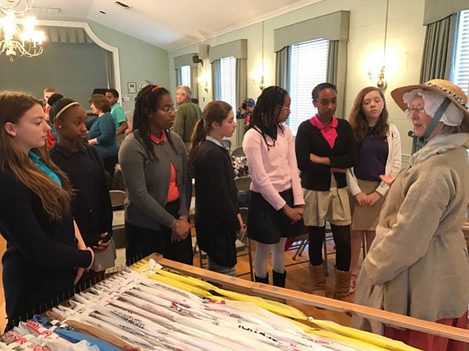 “Sewers, Spinners and Weavers,” the Woman's Club of Arlington’s Black History Month program, was presented by Club President Sandy Newton on Feb. 6.