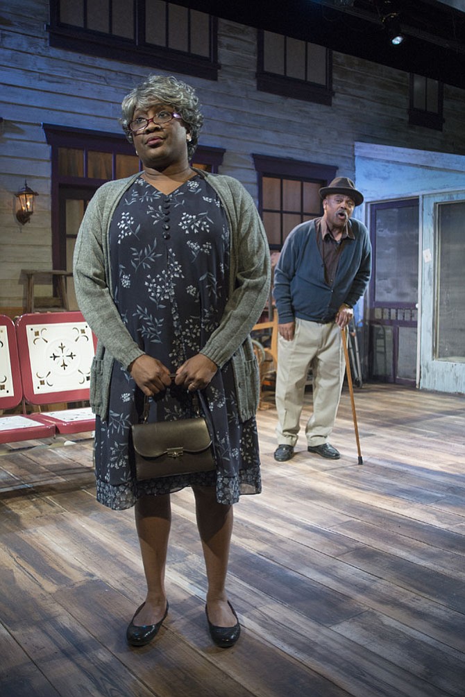 Roz White and Doug Brown star in "The Gin Game" at MetroStage in Alexandria now through March 12.